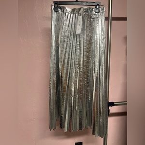 Topshop metallic skirt